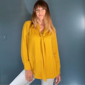 Dalia Mustard Yellow Blouse
